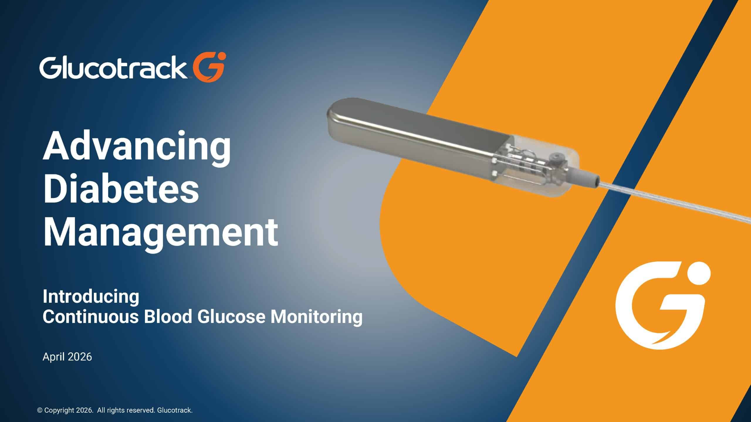 Glucotrack_April 2026 Investor_Presentation_FINAL